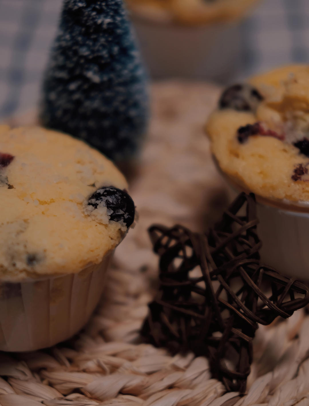 会爆浆的蓝莓玛芬蛋糕