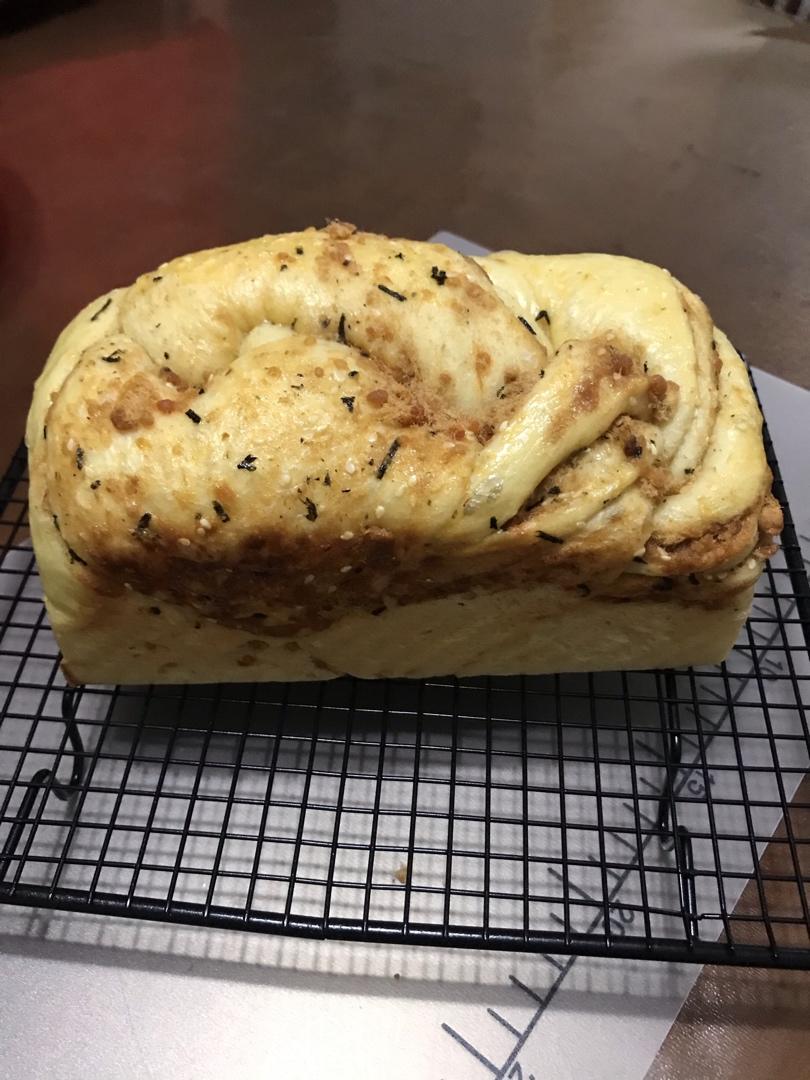 香葱肉松手撕吐司