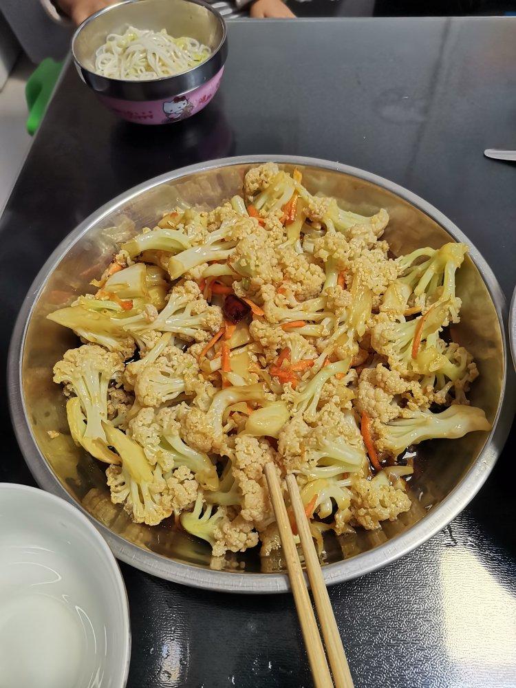凉拌菜花 捞汁花菜