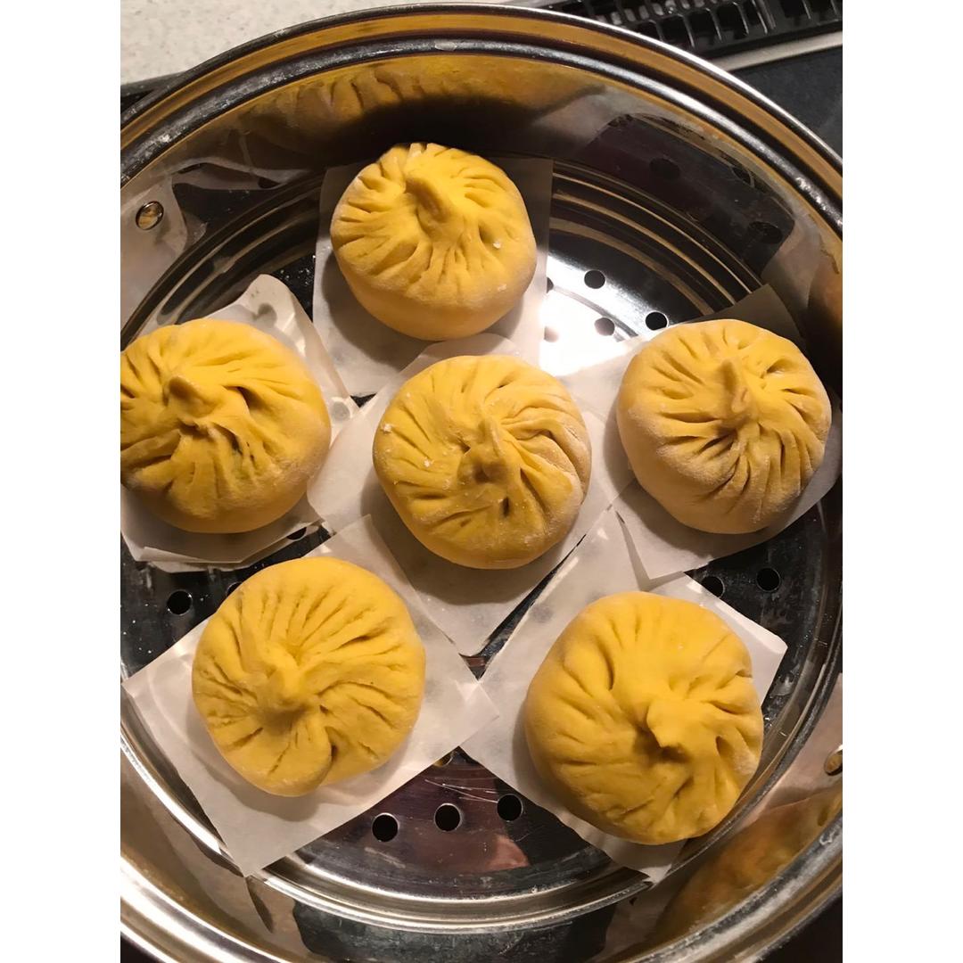 胡萝卜木耳鸡蛋素包子