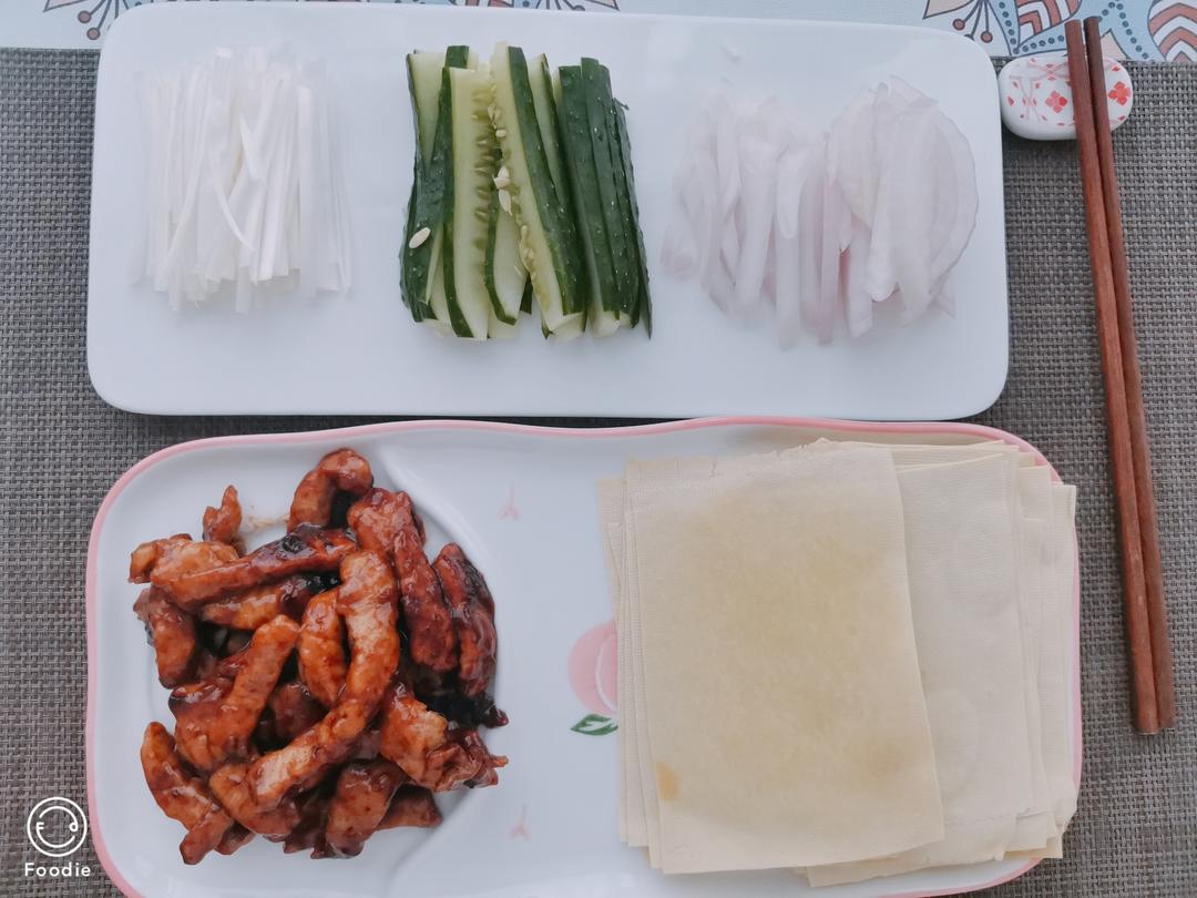 家庭版京酱肉丝的做法