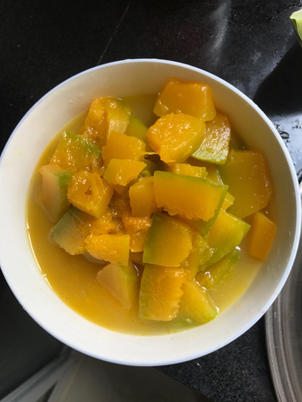 宅家时光做的清煮南瓜