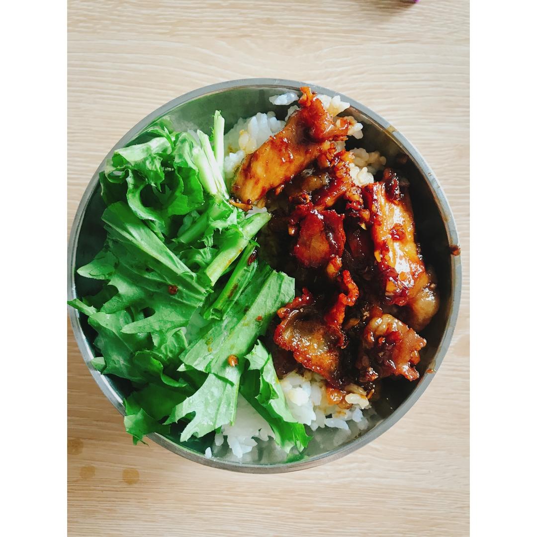 烤五花肉盖饭