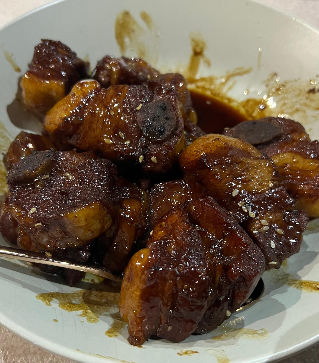 绝绝子～家庭版蜜汁小排骨
