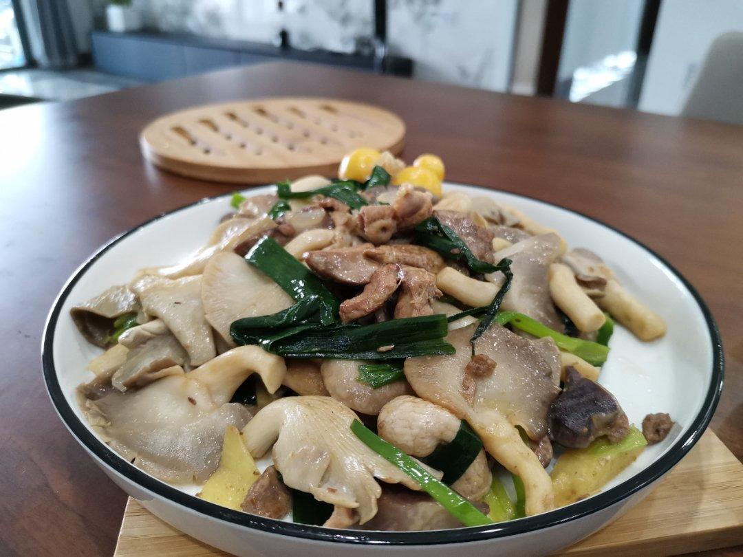 鸡腿菇炒肉