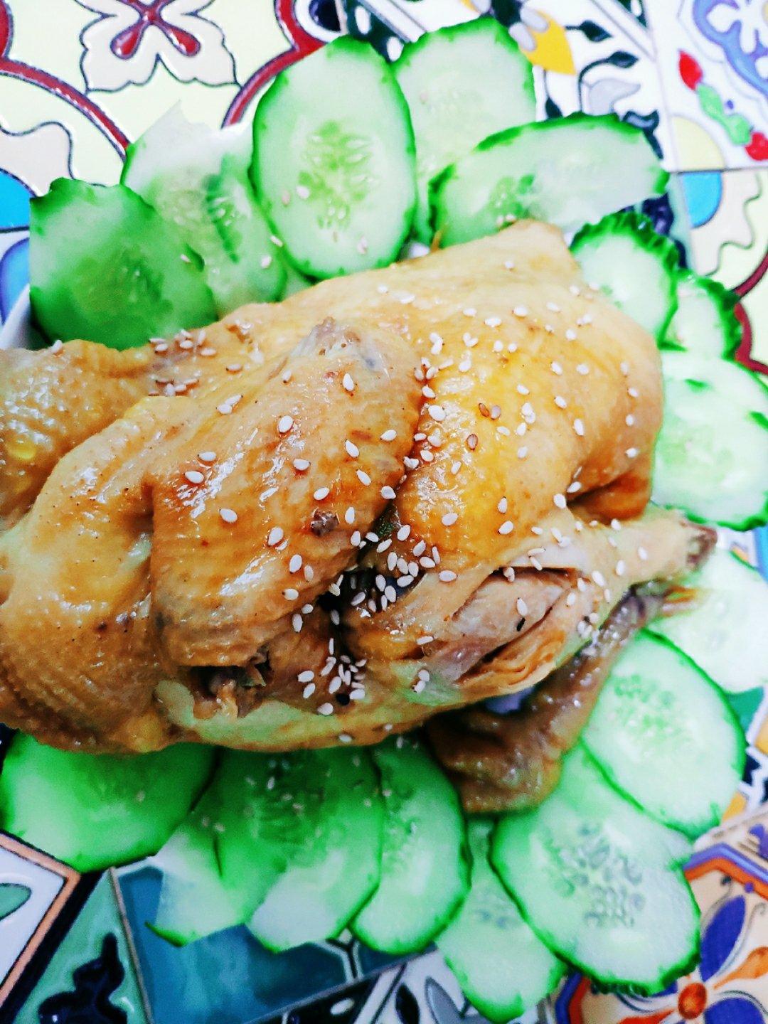 电饭锅三步完成盐焗鸡