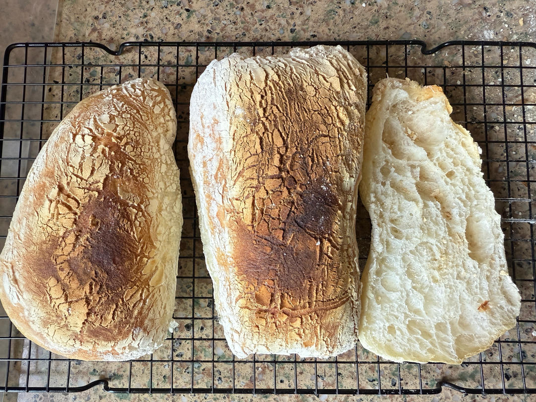 无糖少油｜原味恰巴塔面包｜Ciabatta