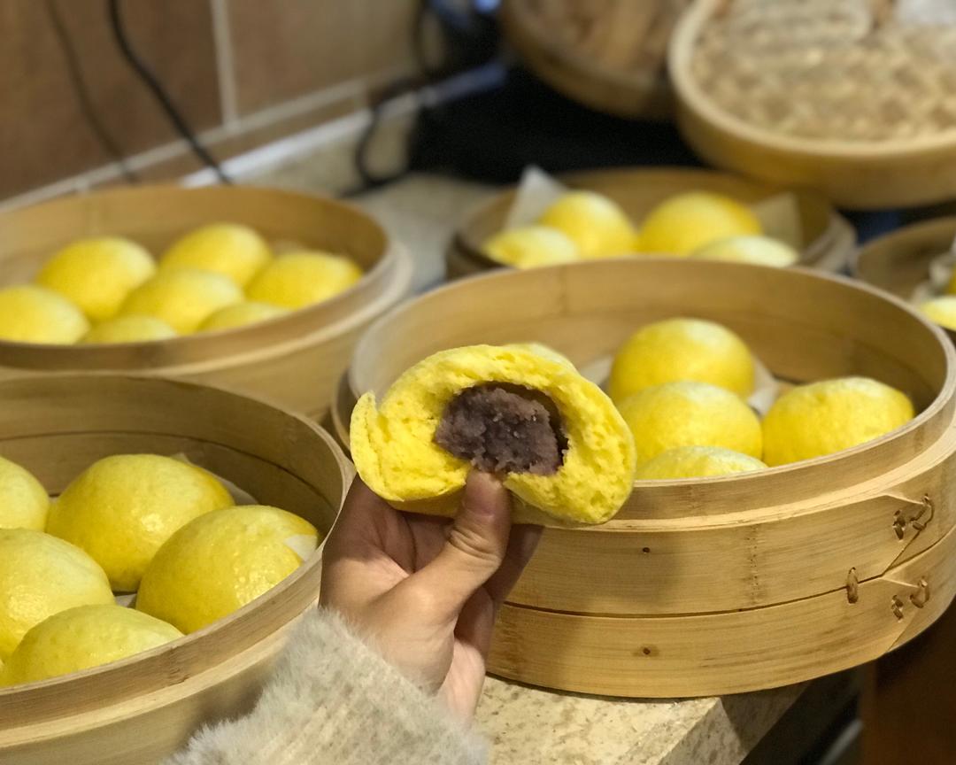 南瓜🎃香芋包子的做法