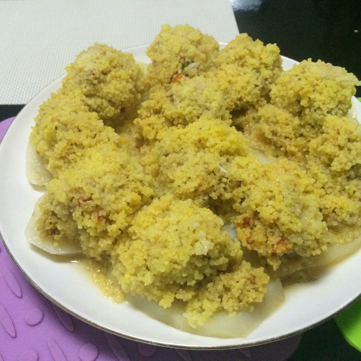 小米蒸排骨