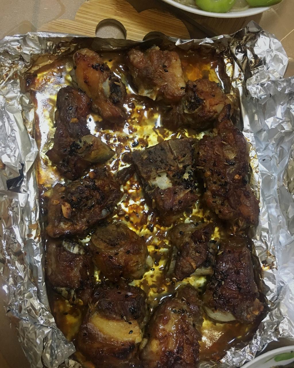 香到骨头里的蒜香排骨（烤箱）