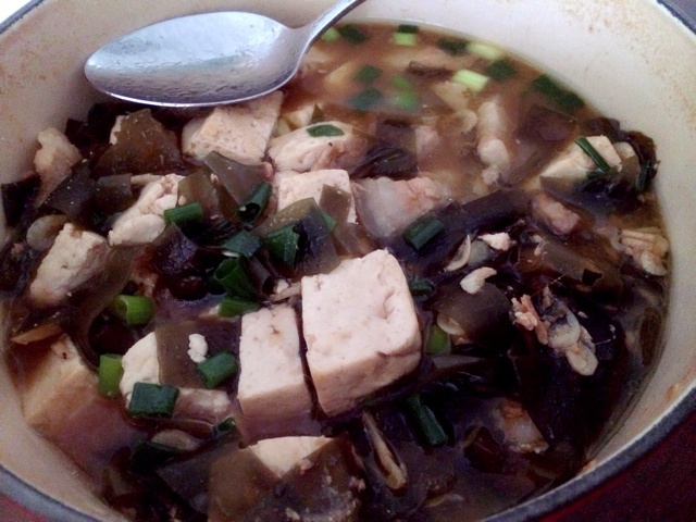 大酱海带豆腐汤