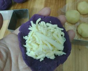 仙豆糕(紫薯馅)的做法 步骤2