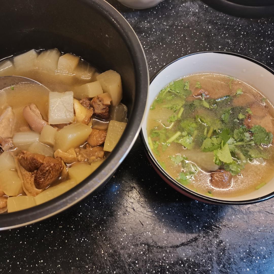 羊肉炖白萝卜