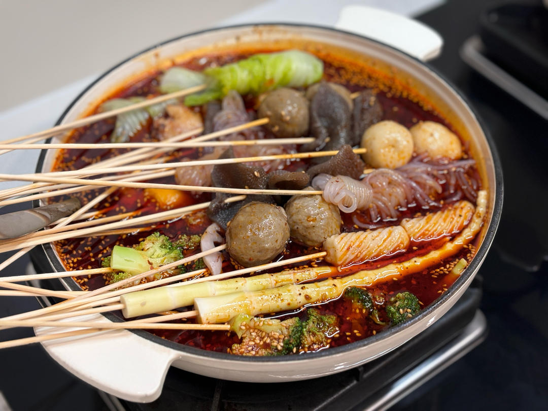 最适合夏天吃的冷锅串串（家庭简易版钵钵鸡）