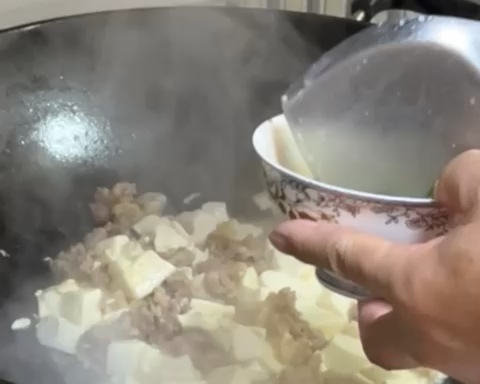 超快手家常菜豆腐肉沫的做法 步骤8