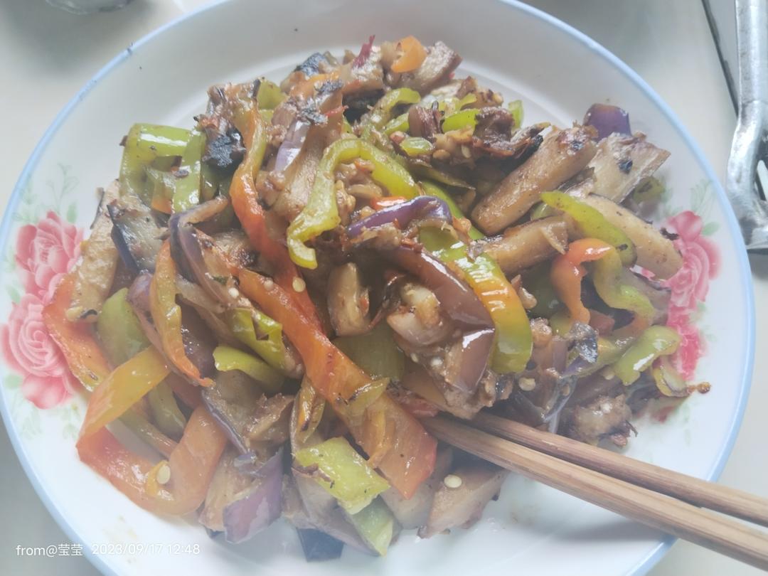 茄子🍆炒青椒