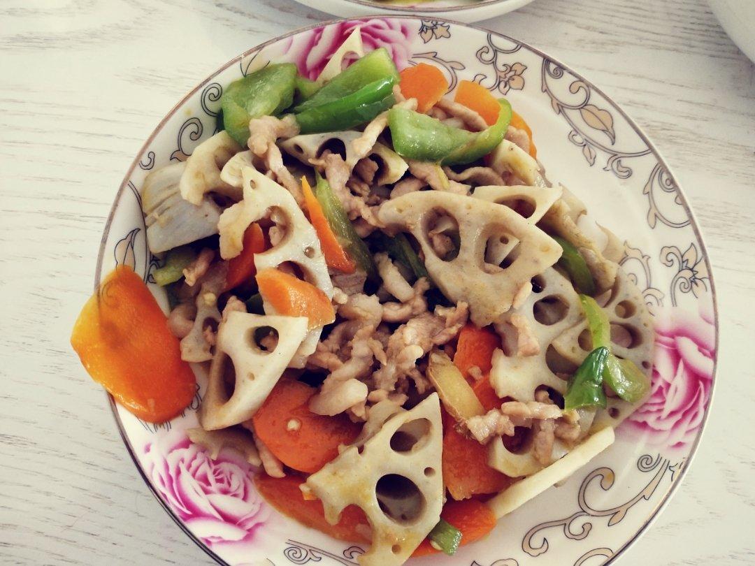 藕片炒肉