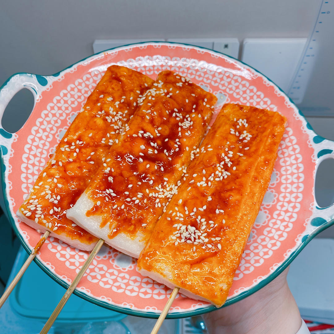 ㊙️脆皮炸年糕，附赠万能的炸串酱料‼️