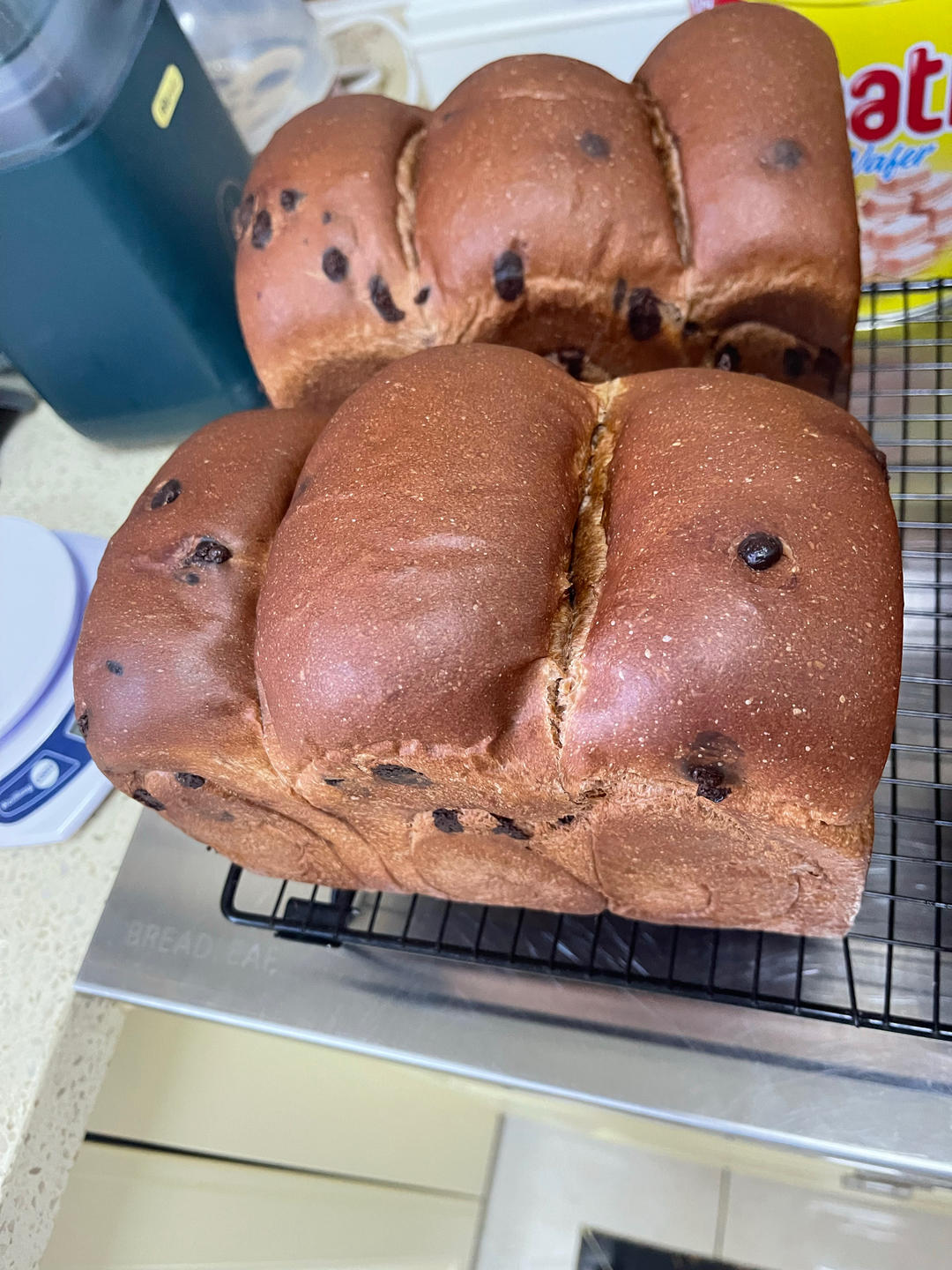 巨~巨好吃的巧克力奶油吐司