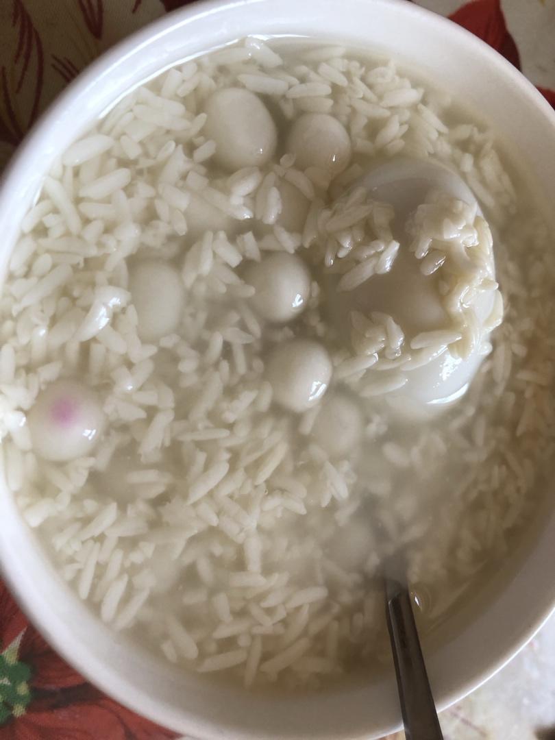 蛋花酒酿圆子