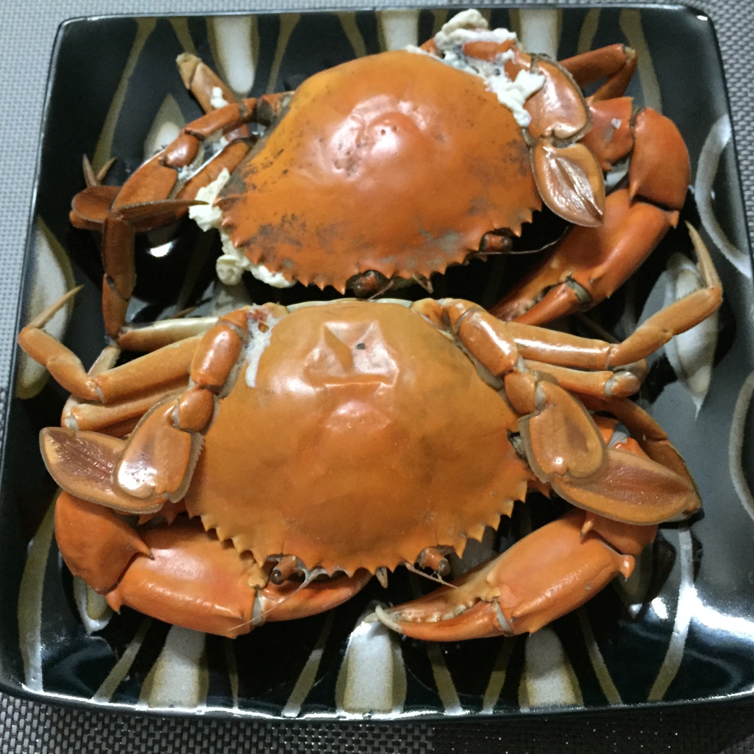 anachen做的蒸青蟹