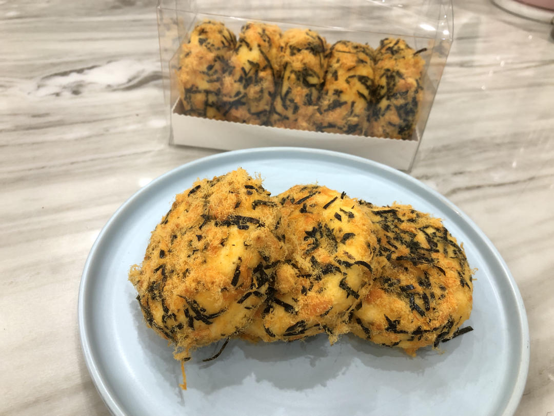 【海苔肉松小贝】酥松香甜，不浪费边角料