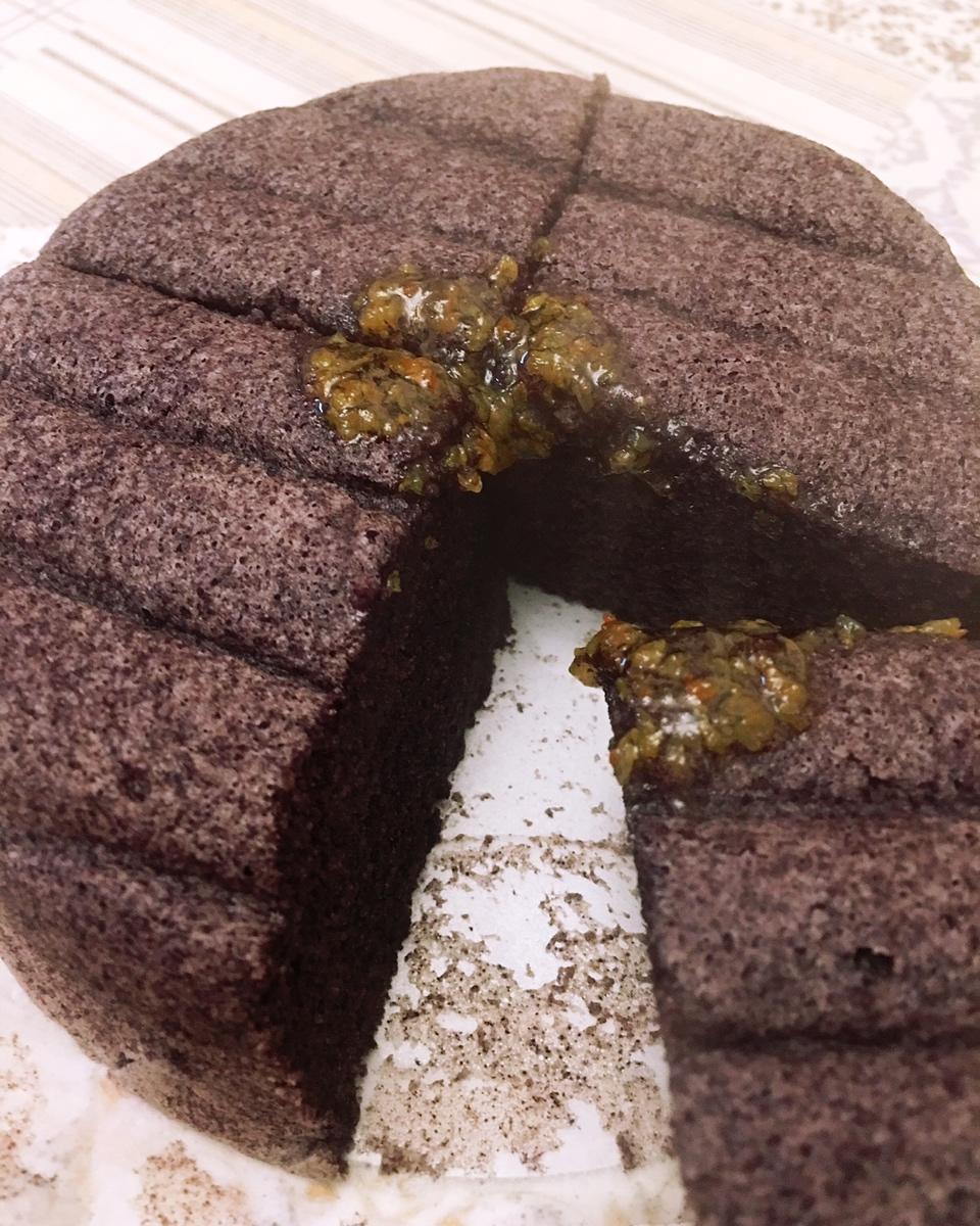 健康美味的黑米糕