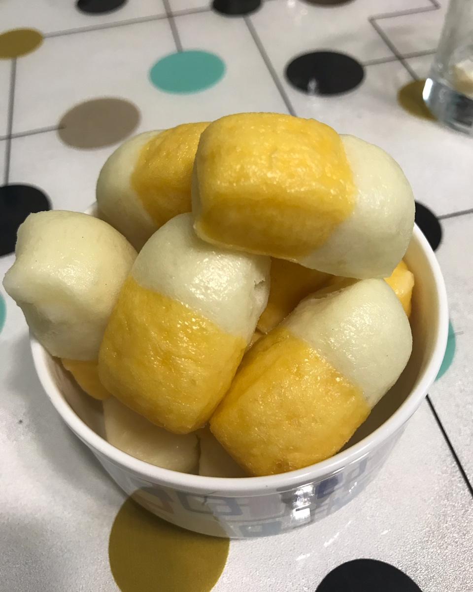双色小馒头 宝宝辅食食谱
