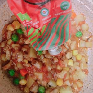 浓情鸡肉番茄焗饭（11➕）的做法 步骤6