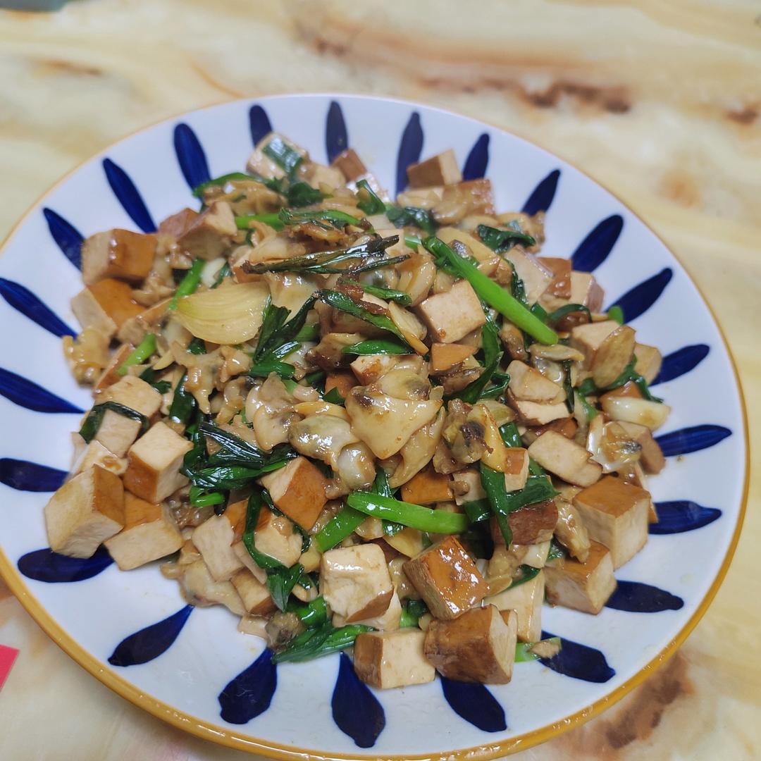 零失败又下饭 韭菜花炒花甲肉