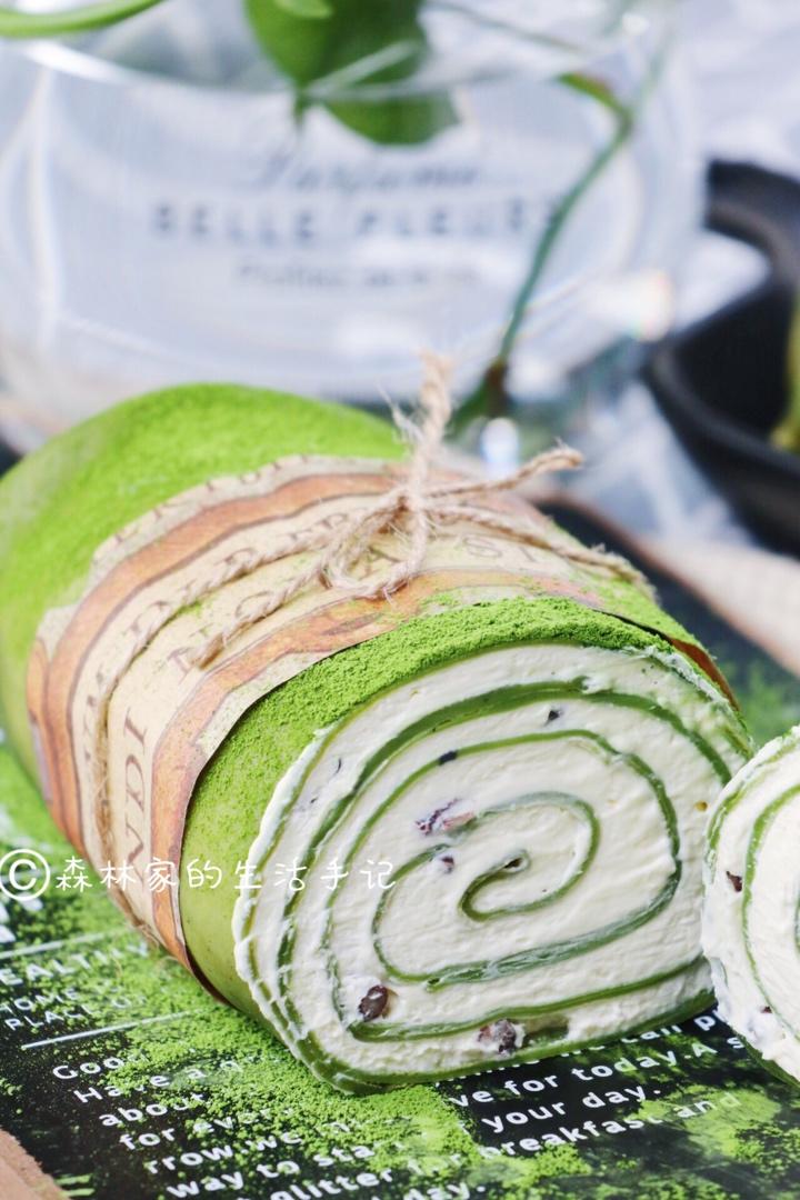 免烤箱零失败‼️自制【抹茶红豆毛巾卷】