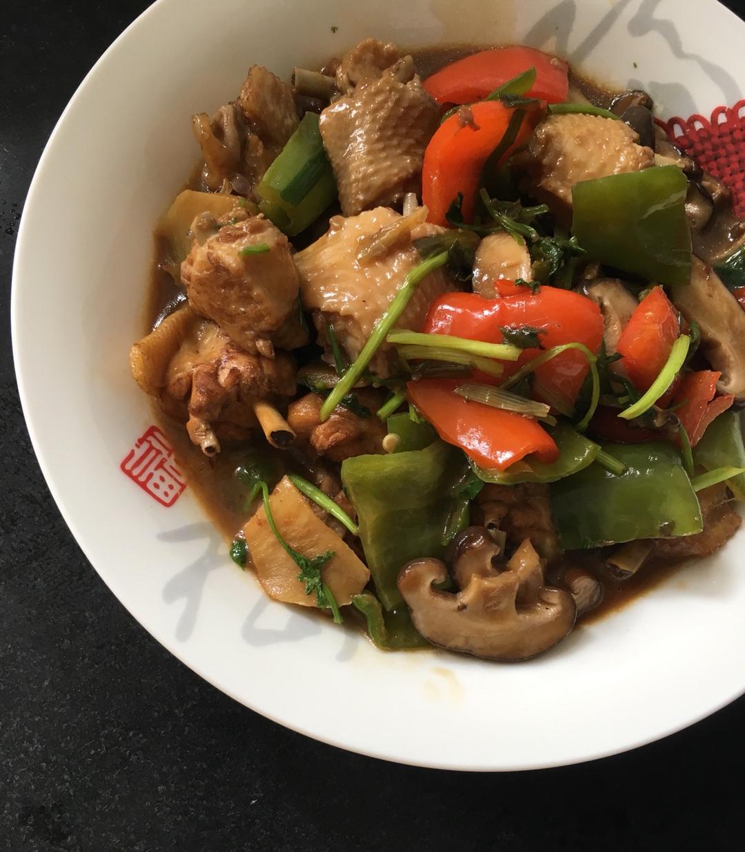 香菇烧鸡翅