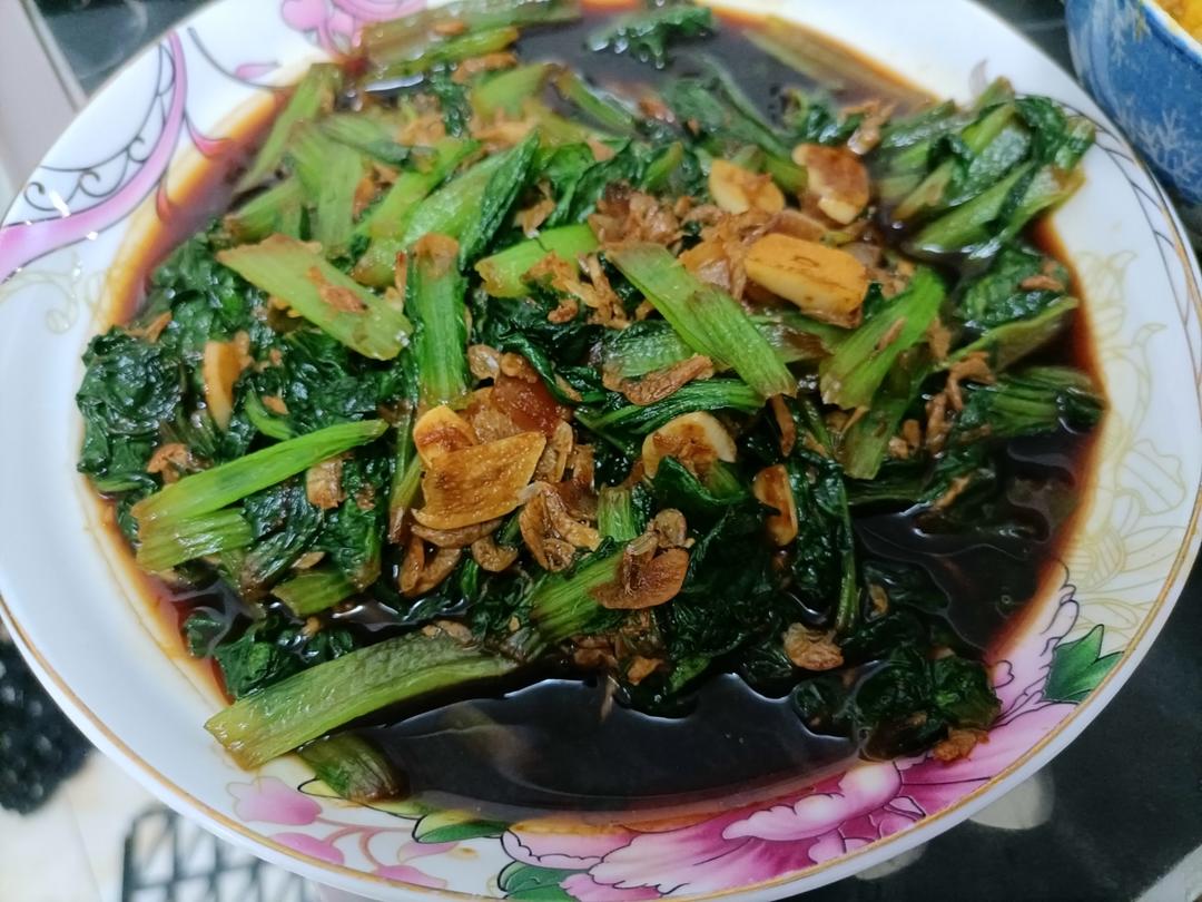 超级好吃的虾皮小白菜