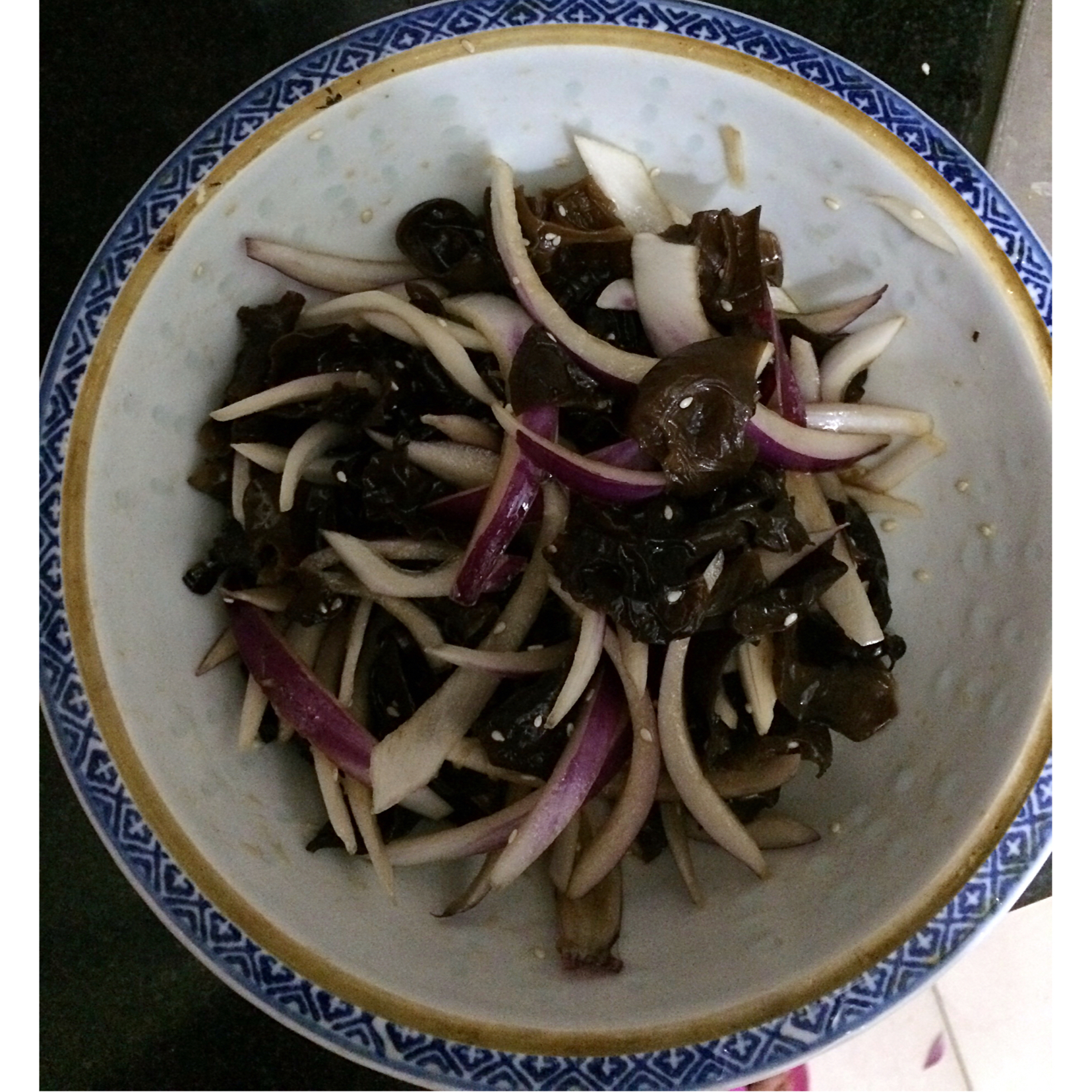 爽口凉拌菜(木耳洋葱)