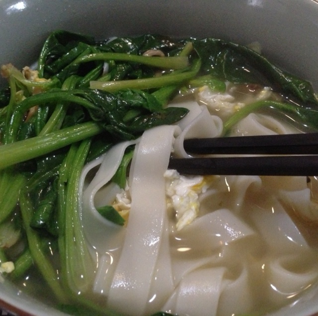 香菇青椒宽面条