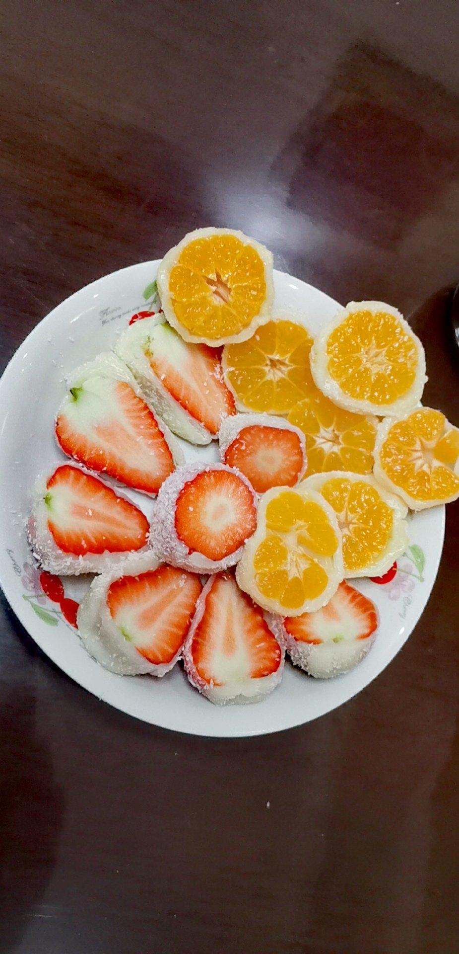 糯叽叽水果大福|免烤箱|解锁水果新吃法