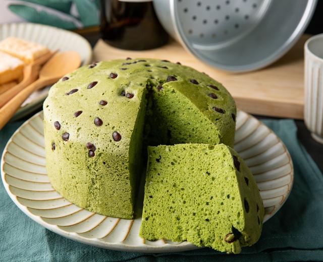 抹茶酸奶蒸蛋糕(无油版)的做法