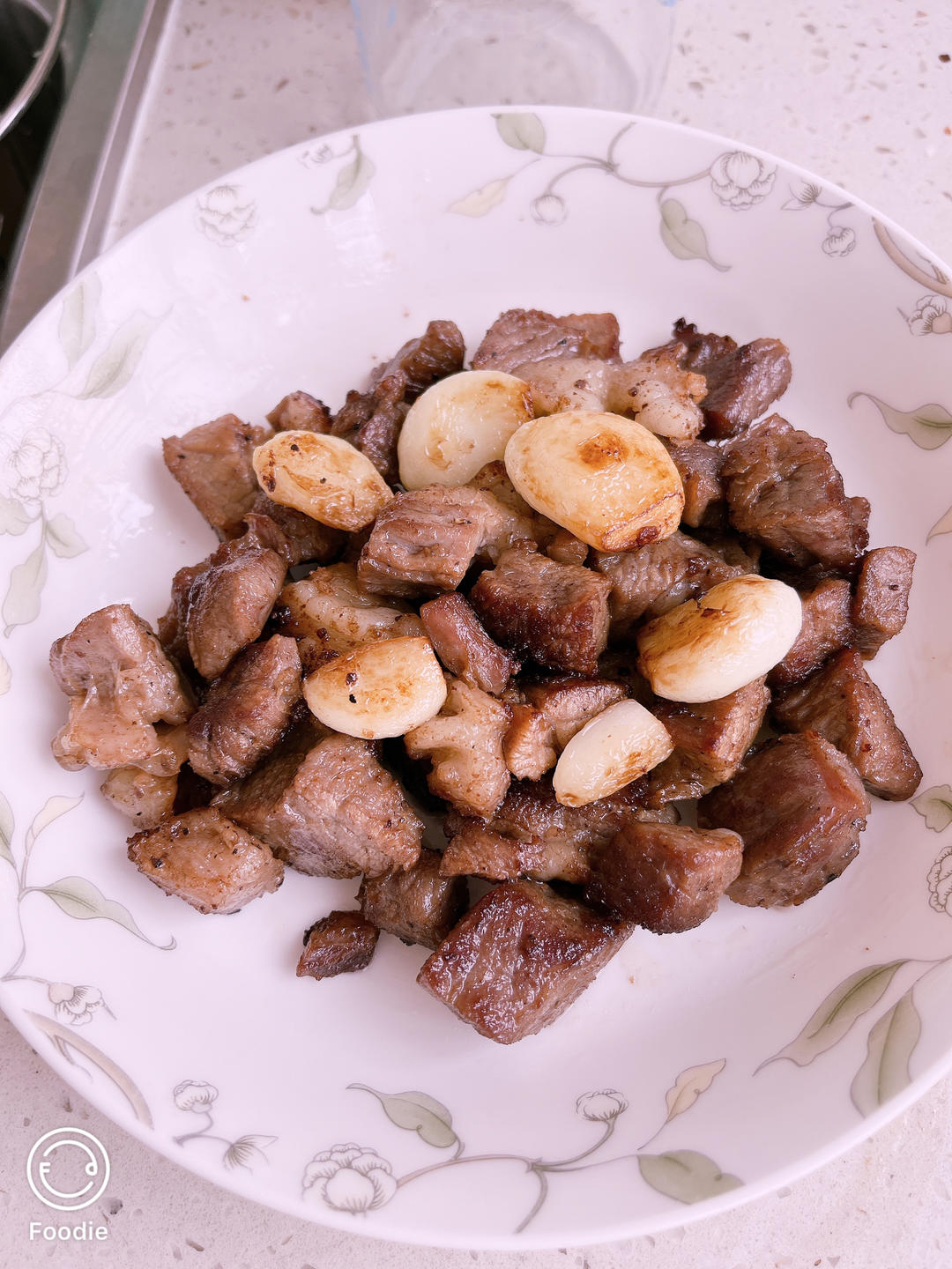 好吃到舔盘的蒜香黑椒牛肉粒