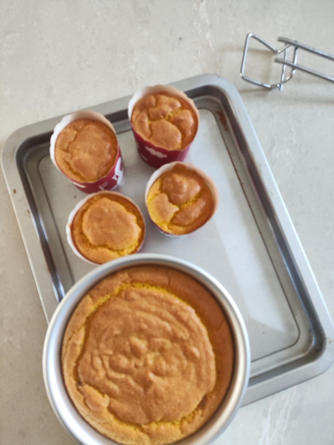 🎃软绵香甜金黄南瓜戚风（含操作小视频）