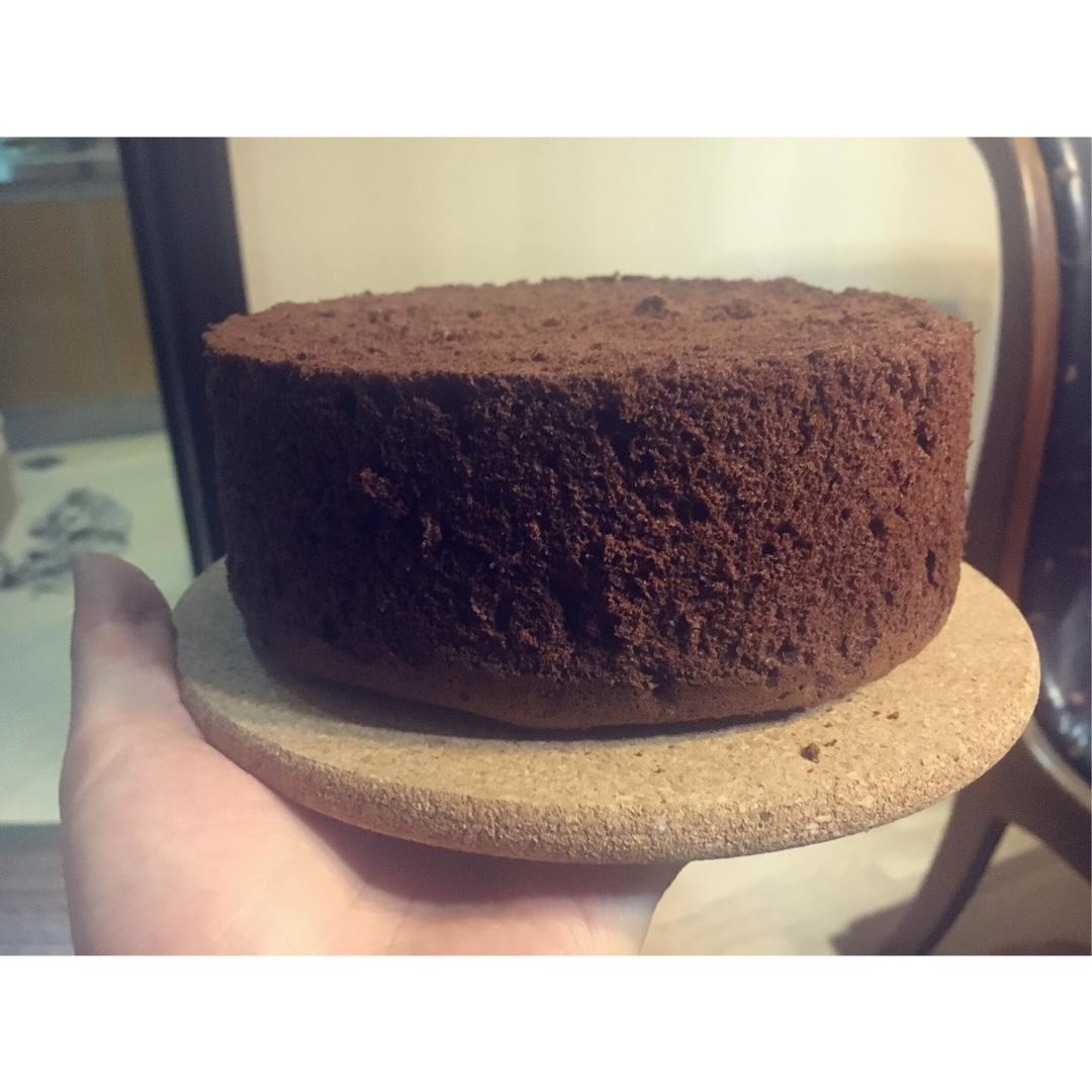 6寸可可戚风（内附8寸5蛋配方）