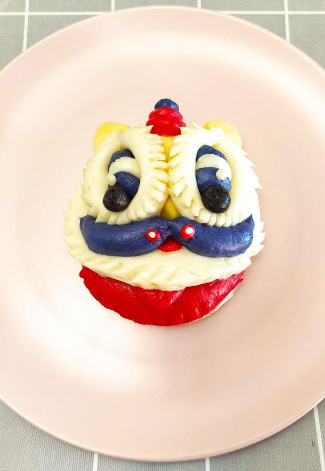 中国风虎头造型馒头