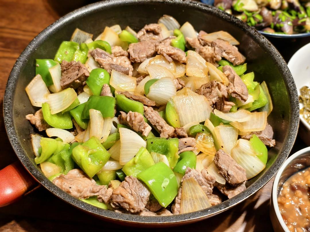 吃肉不长肉 黑椒牛排炒杏鲍菇
