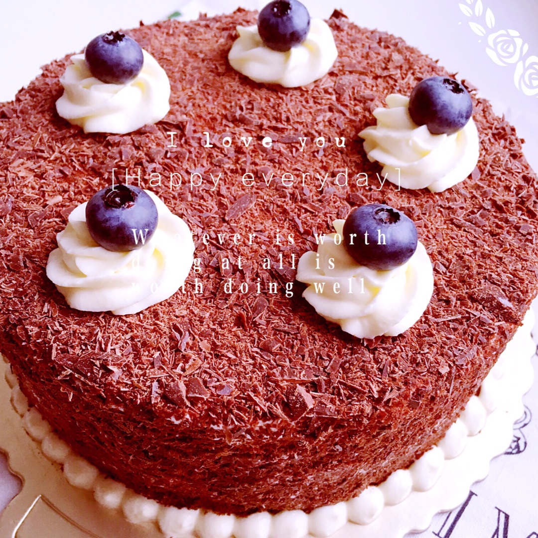 6寸可可戚风（内附8寸5蛋配方）