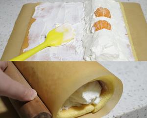 香橙蛋糕卷｜好吃不腻，超详细教程🍊的做法 步骤15