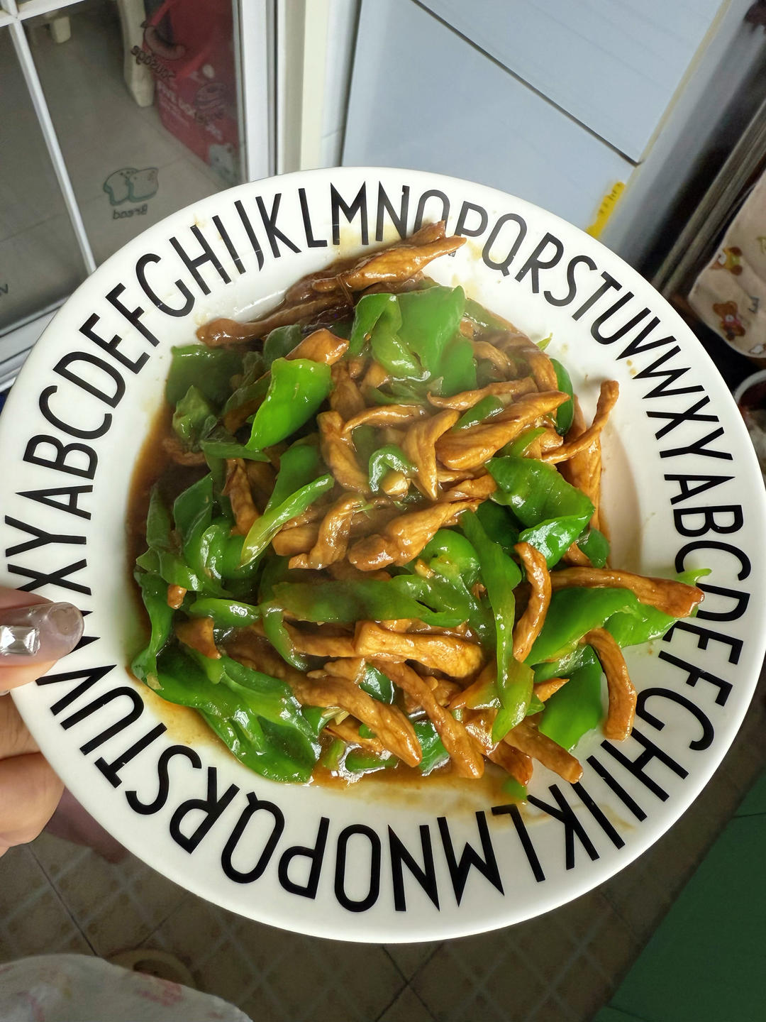青椒肉丝，这样炒太好吃了。