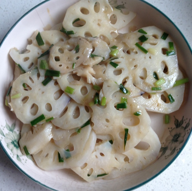 清炒藕片