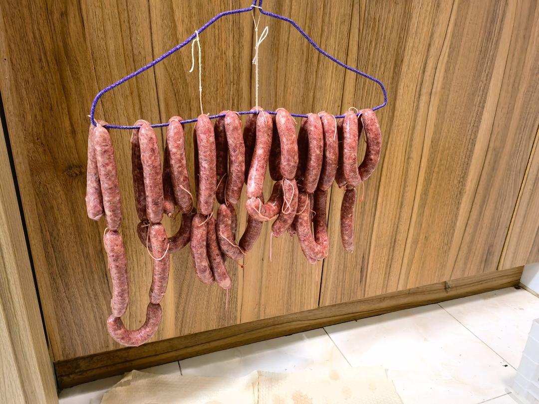 🐂自制黑椒脆皮肠（牛肉肠）by pink-rabbit