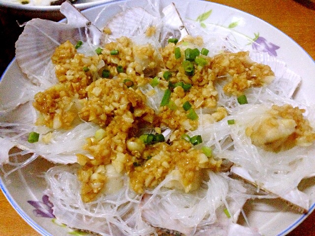 蒜蓉粉丝蒸扇贝
