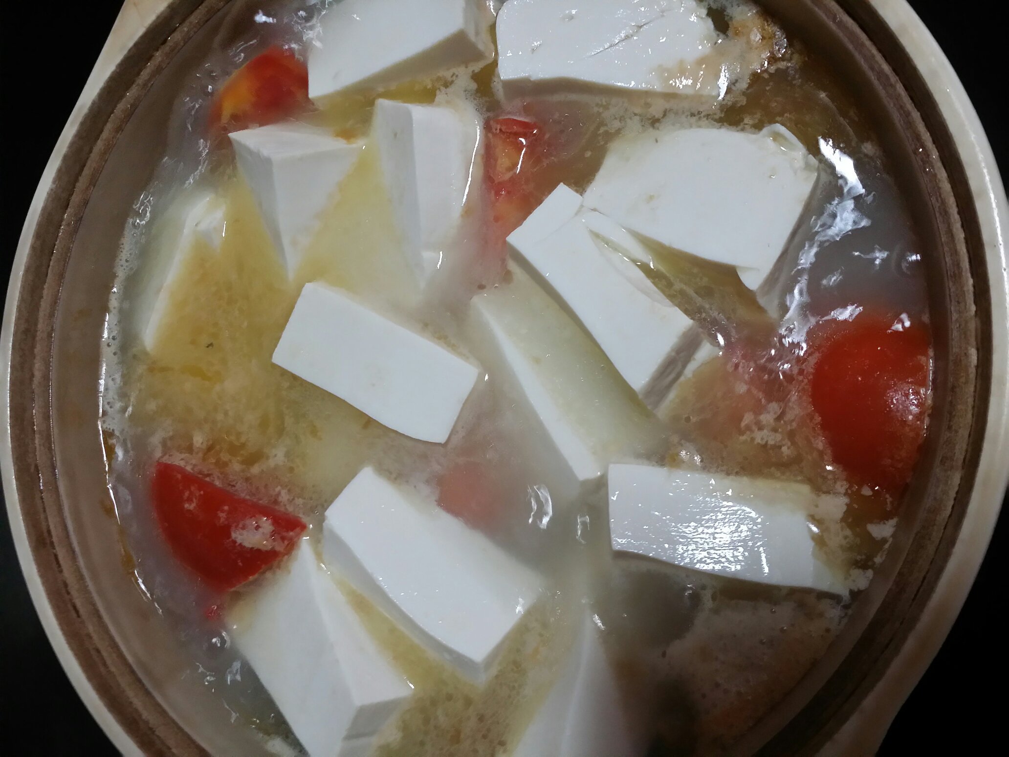 鲜美的鱼头番茄豆腐汤的做法 步骤7