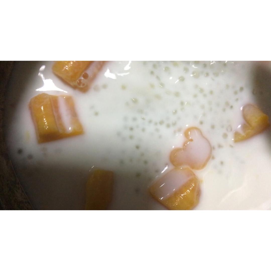木瓜牛奶西米露